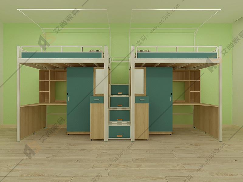 中梯-學生連體公寓床