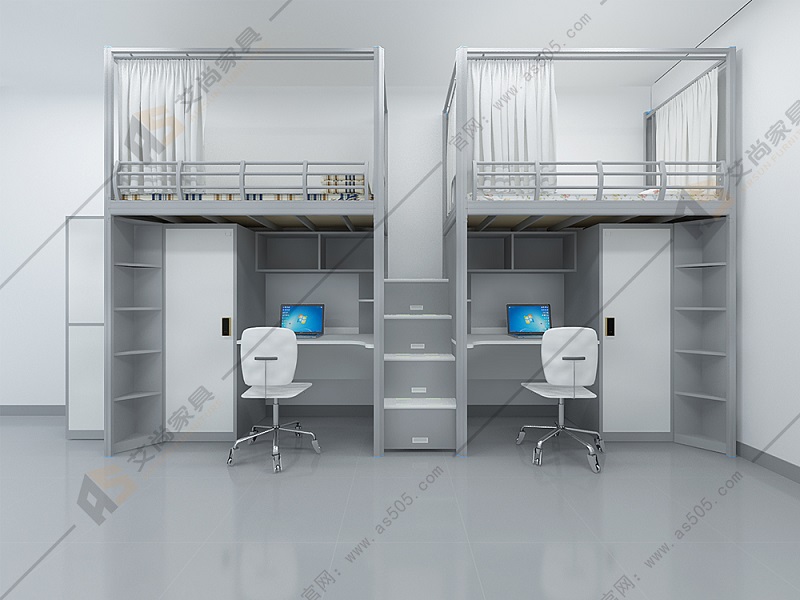 中梯-鐵制公寓床