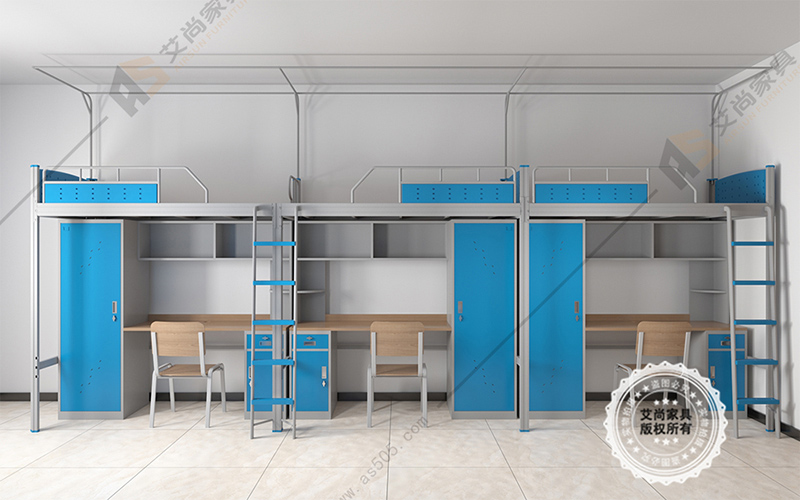 側梯-鋼制學生公寓床