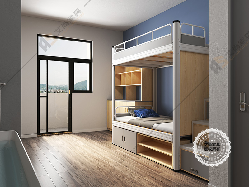 雙人上下鋪鐵床