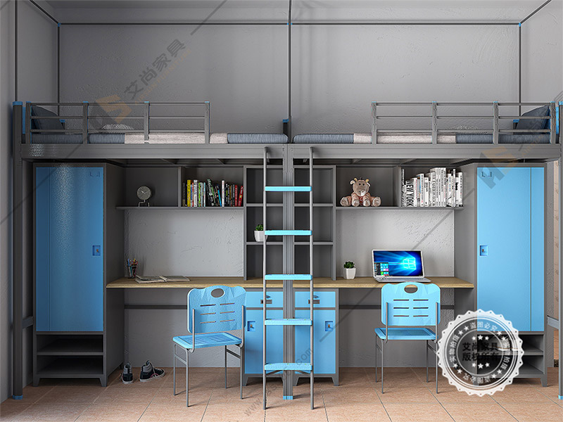 二連體學生公寓床