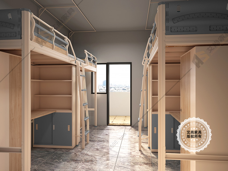 學生連體公寓床