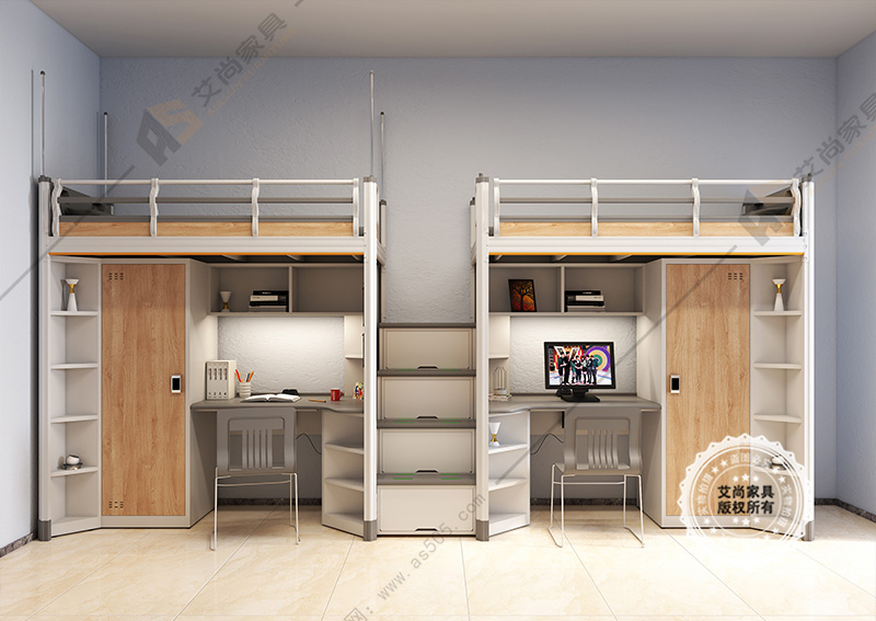 學生連體公寓床